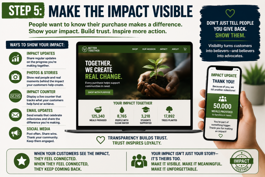 Steve Down's Causeism concept visualized through a purpose-driven business ecosystem connecting entrepreneurs, customers, nonprofits, communities, and social impact initiatives to create profit with purpose.